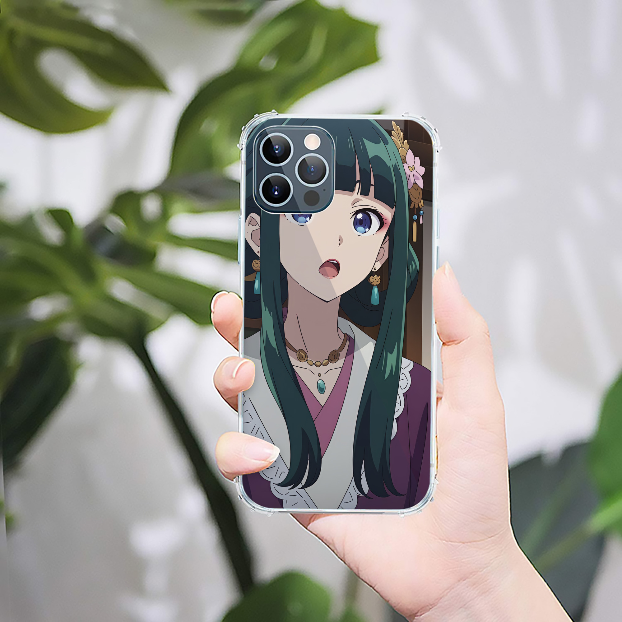 （画像用） 薬屋のひとりごと The Apothecary Diaries 【iPhone 12シリーズ対応】透明スマホケース（クリアソフトケース）